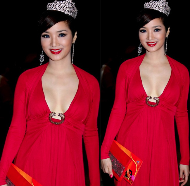 Hoa hậu Giáng My nổi bật